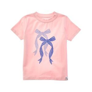 Preppygoose Girls  Bows T-Shirt, Pink
